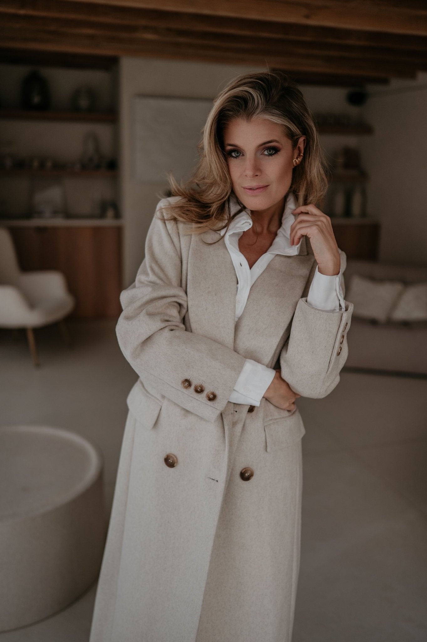 Tinnio coat I Beige - Wild Souls by JV® - Coats