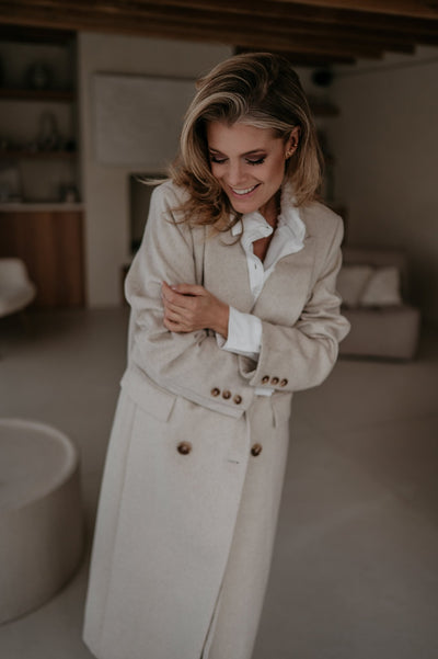 Tinnio coat I Beige - Wild Souls by JV® - Coats