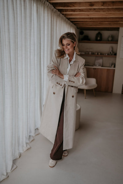 Tinnio coat I Beige - Wild Souls by JV® - Coats