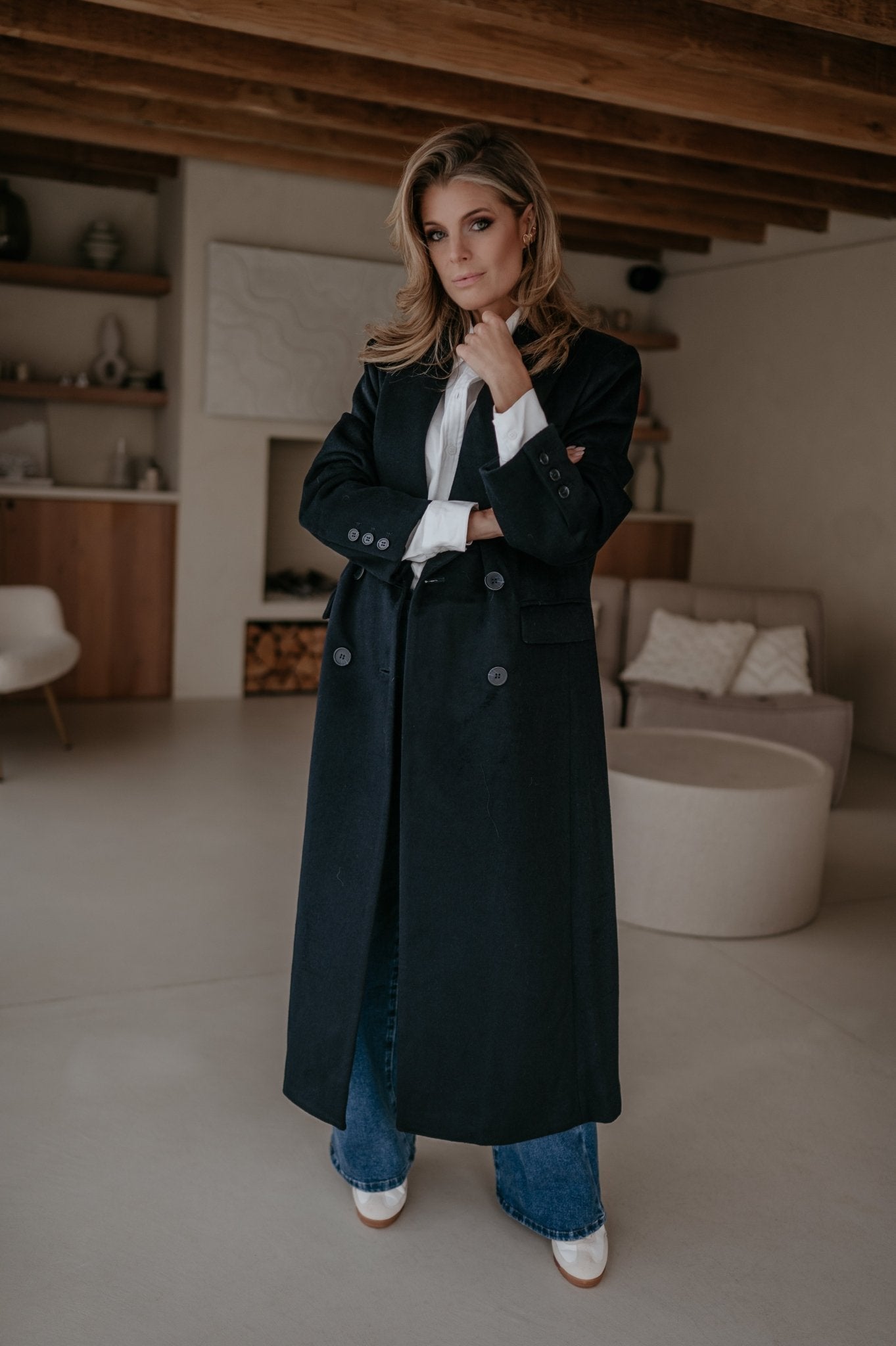 Tinnio coat I Navy Blue - Wild Souls by JV® - Coats