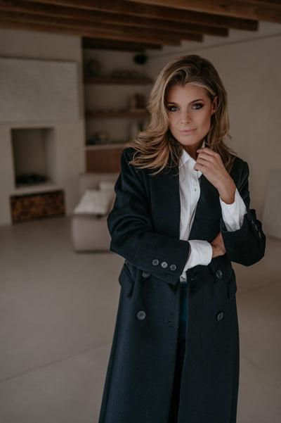 Tinnio coat I Navy Blue - Wild Souls by JV® - Coats