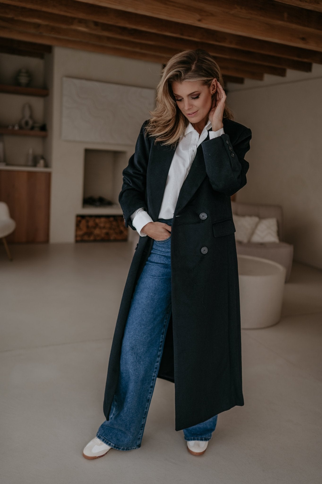 Tinnio coat I Navy Blue - Wild Souls by JV® - Coats