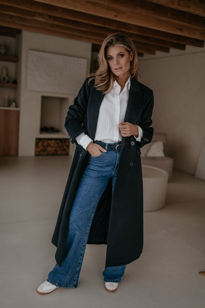 Tinnio coat I Navy Blue - Wild Souls by JV® - Coats