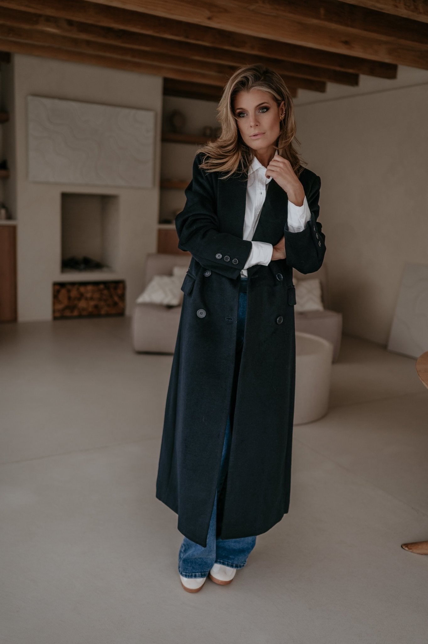Tinnio coat I Navy Blue - Wild Souls by JV® - Coats