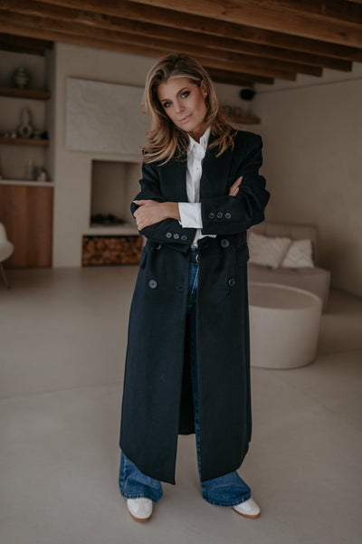 Tinnio coat I Navy Blue - Wild Souls by JV® - Coats