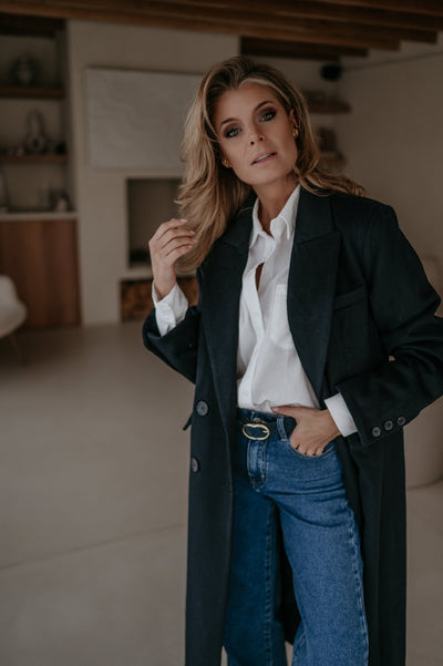 Tinnio coat I Navy Blue - Wild Souls by JV® - Coats