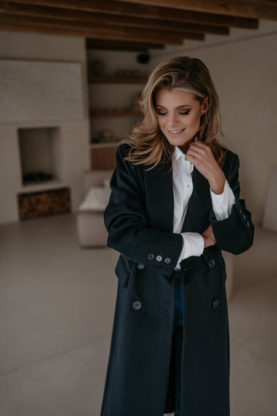 Tinnio coat I Navy Blue - Wild Souls by JV® - Coats