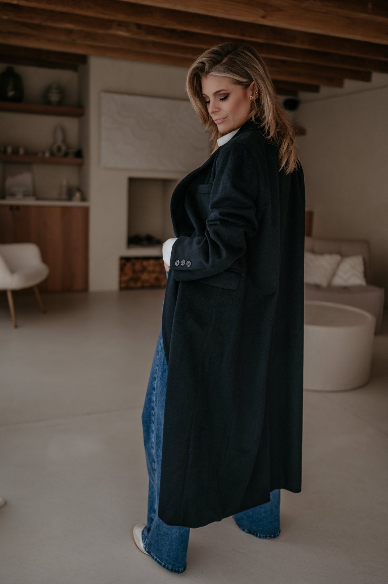 Tinnio coat I Navy Blue - Wild Souls by JV® - Coats