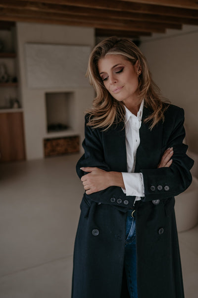 Tinnio coat I Navy Blue - Wild Souls by JV® - Coats