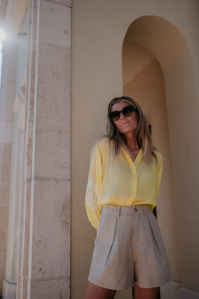 Tiranno blouse I Yellow - Wild Souls by JV® - Blouses