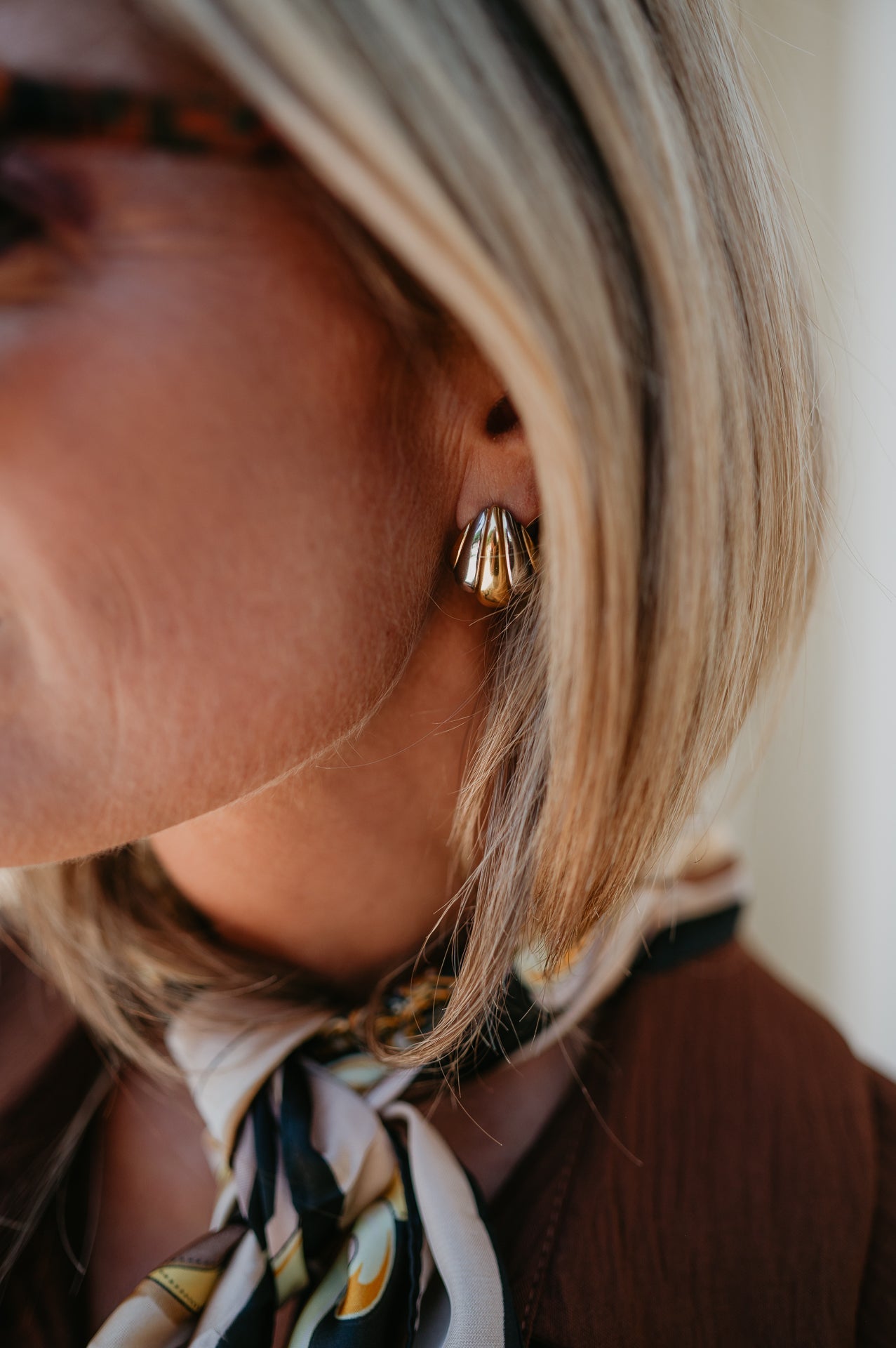 Tomba earrings I Gold & Silver - Wild Souls by JV® - Earrings