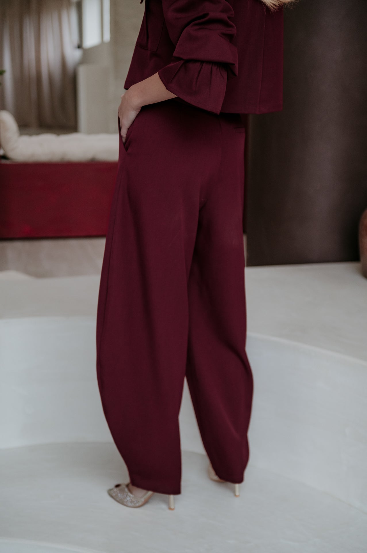 Topero trousers I Burgundy - Wild Souls by JV® - Trousers