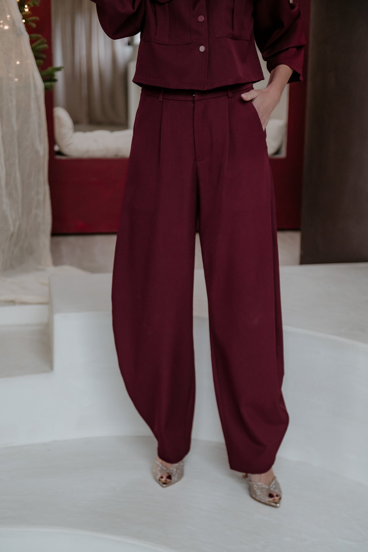 Topero trousers I Burgundy - Wild Souls by JV® - Trousers