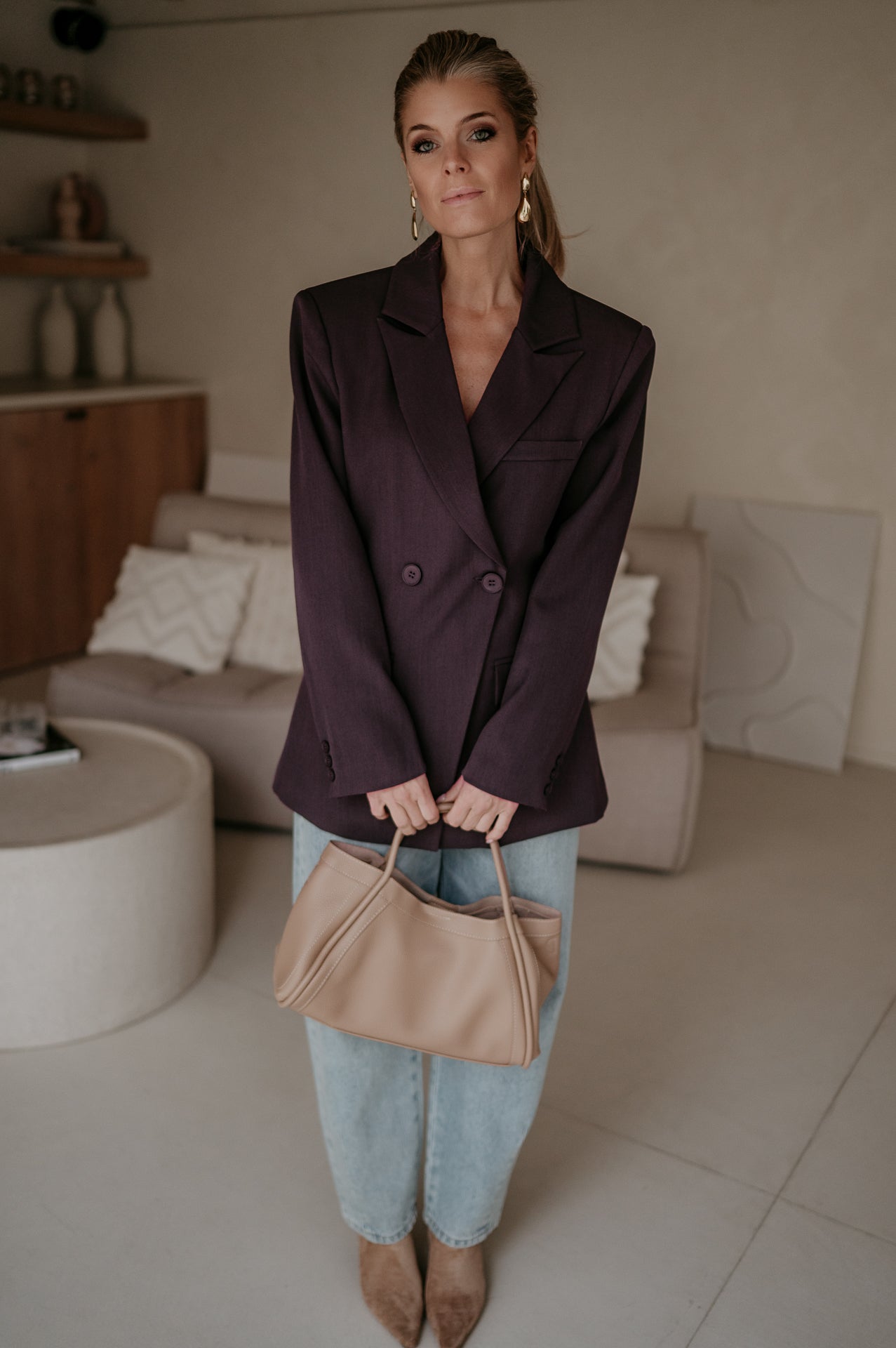 Torpore blazer I Aubergine - Wild Souls by JV® - Blazers