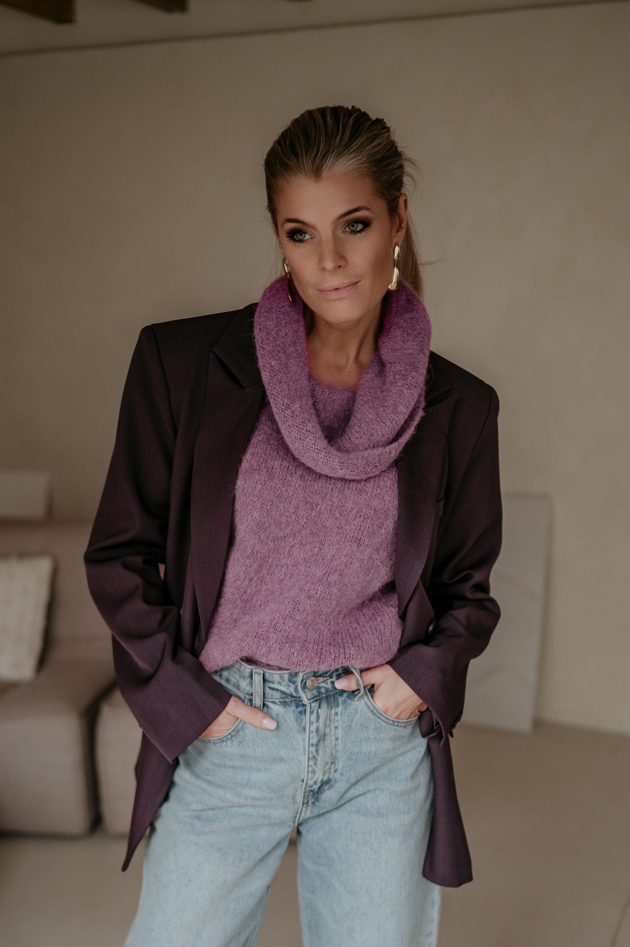 Torpore blazer I Aubergine - Wild Souls by JV® - Blazers