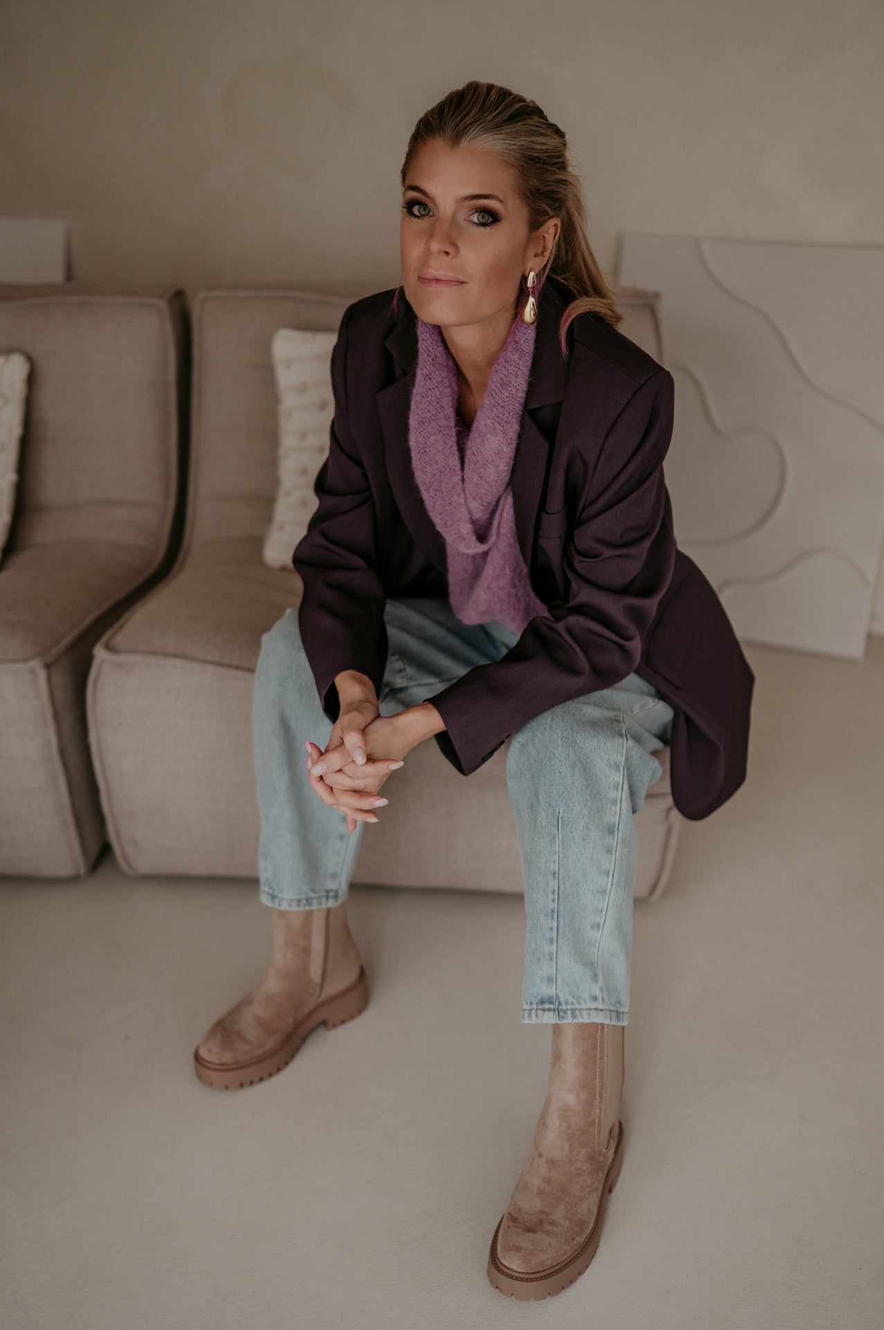 Torpore blazer I Aubergine - Wild Souls by JV® - Blazers