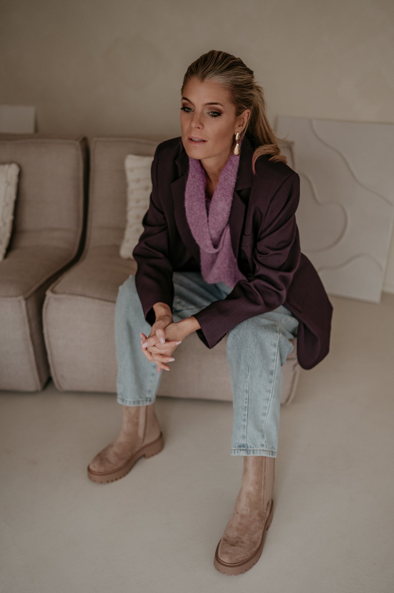 Torpore blazer I Aubergine - Wild Souls by JV® - Blazers