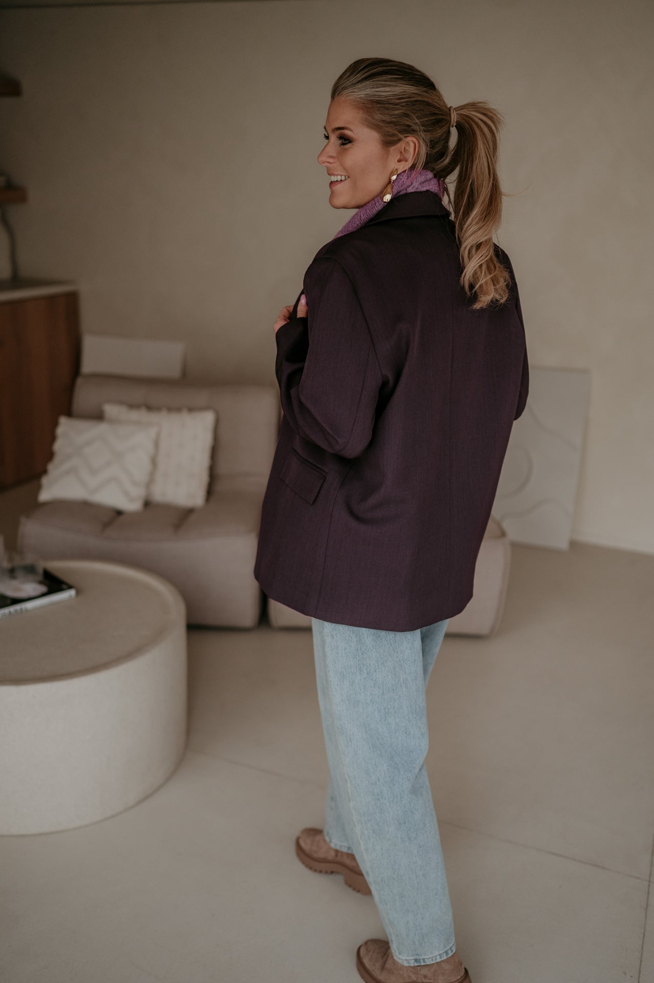 Torpore blazer I Aubergine - Wild Souls by JV® - Blazers