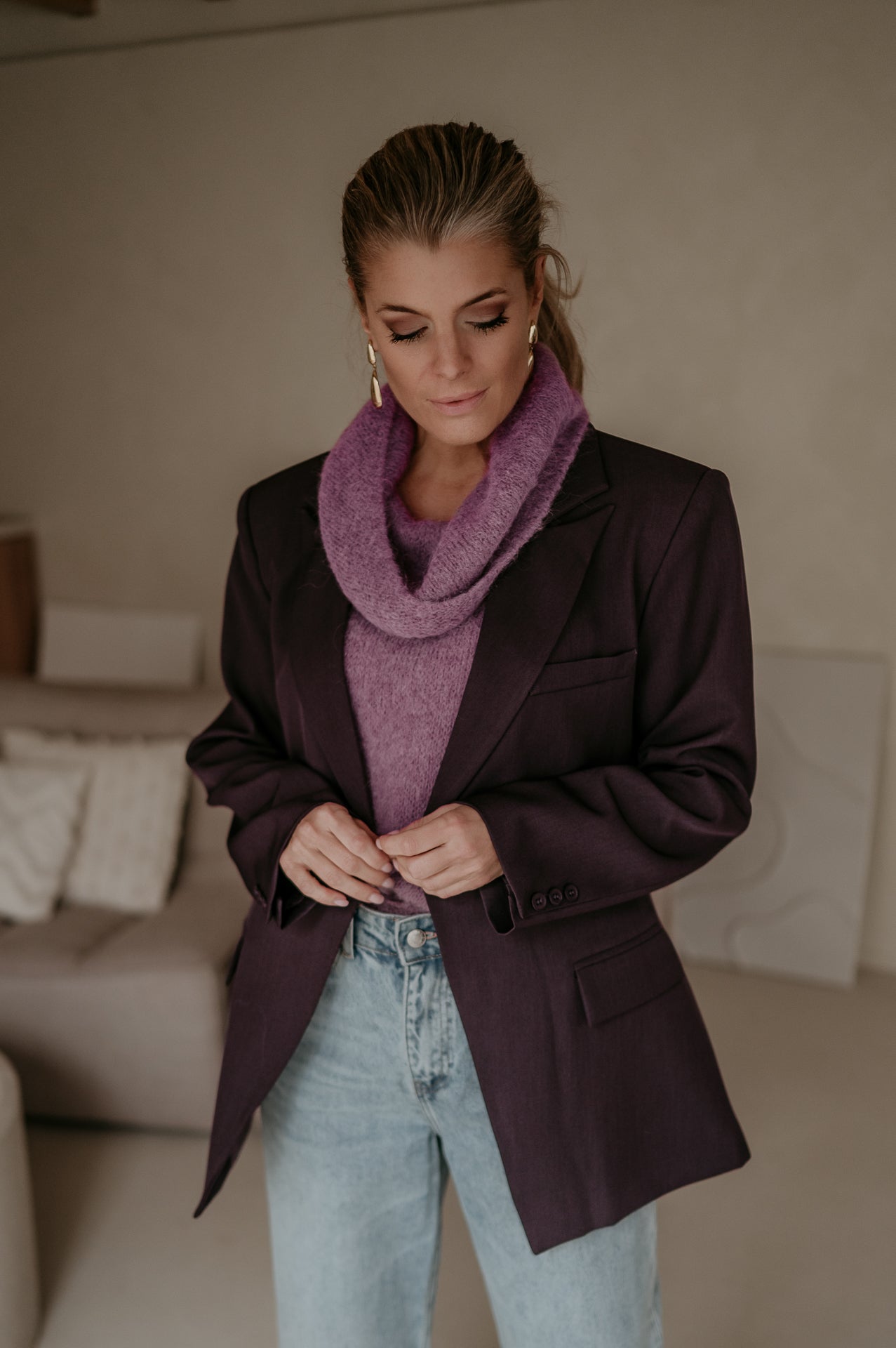 Torpore blazer I Aubergine - Wild Souls by JV® - Blazers