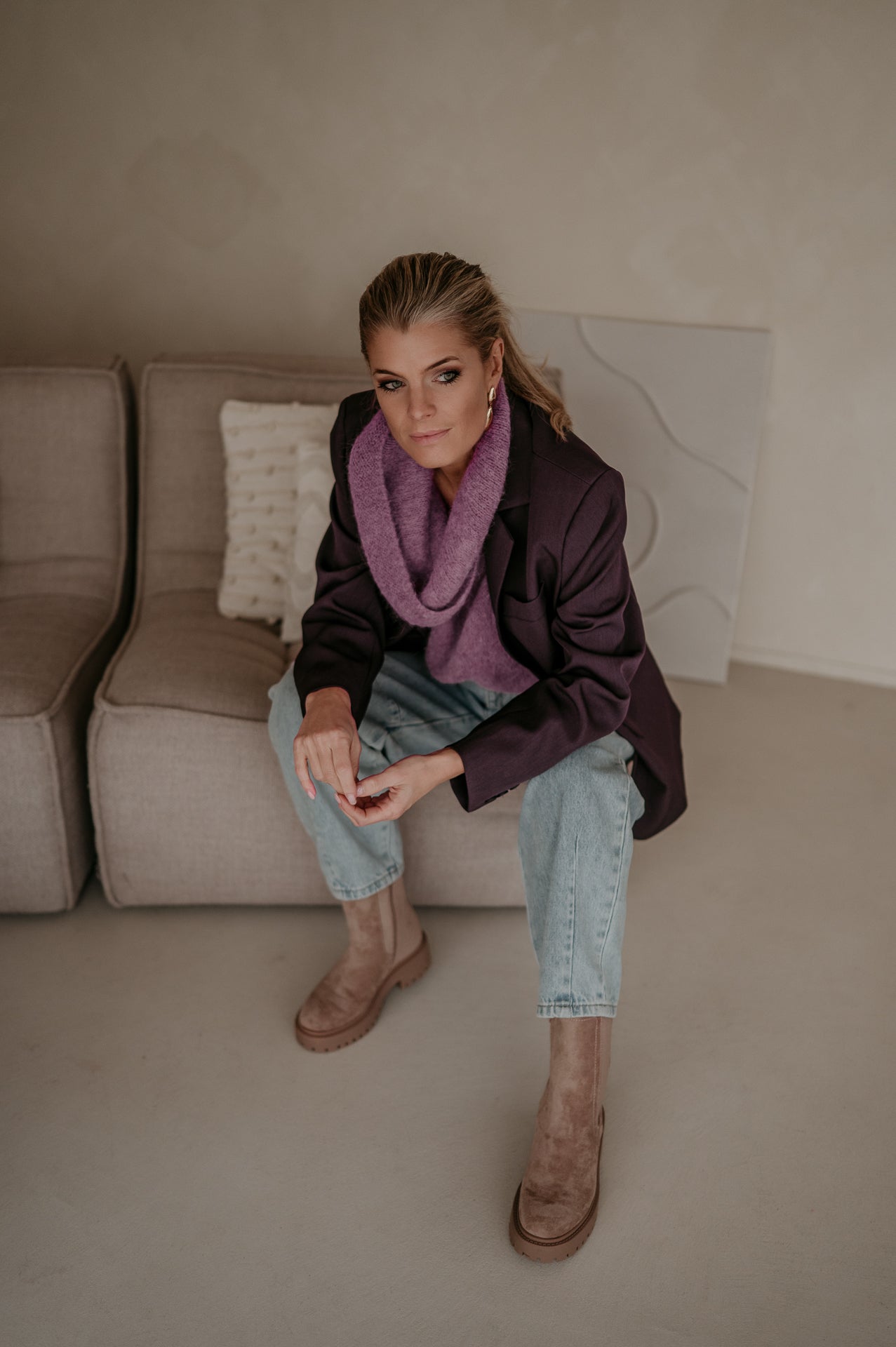 Torpore blazer I Aubergine - Wild Souls by JV® - Blazers