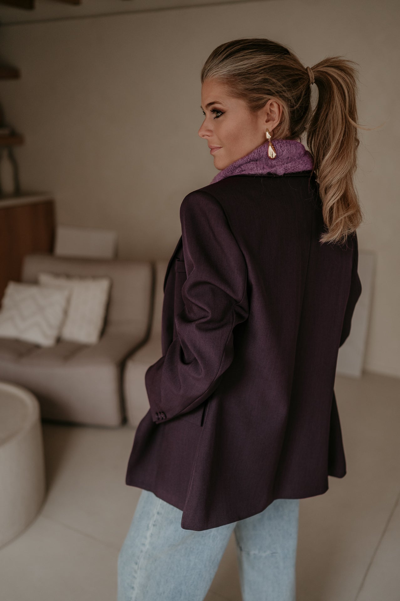 Torpore blazer I Aubergine - Wild Souls by JV® - Blazers
