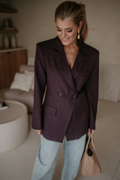 Torpore blazer I Aubergine - Wild Souls by JV® - Blazers