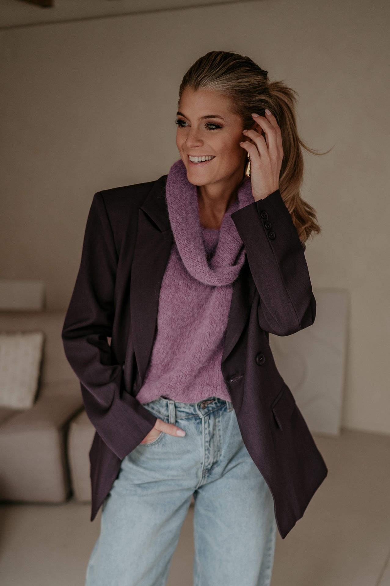 Torpore blazer I Aubergine - Wild Souls by JV® - Blazers