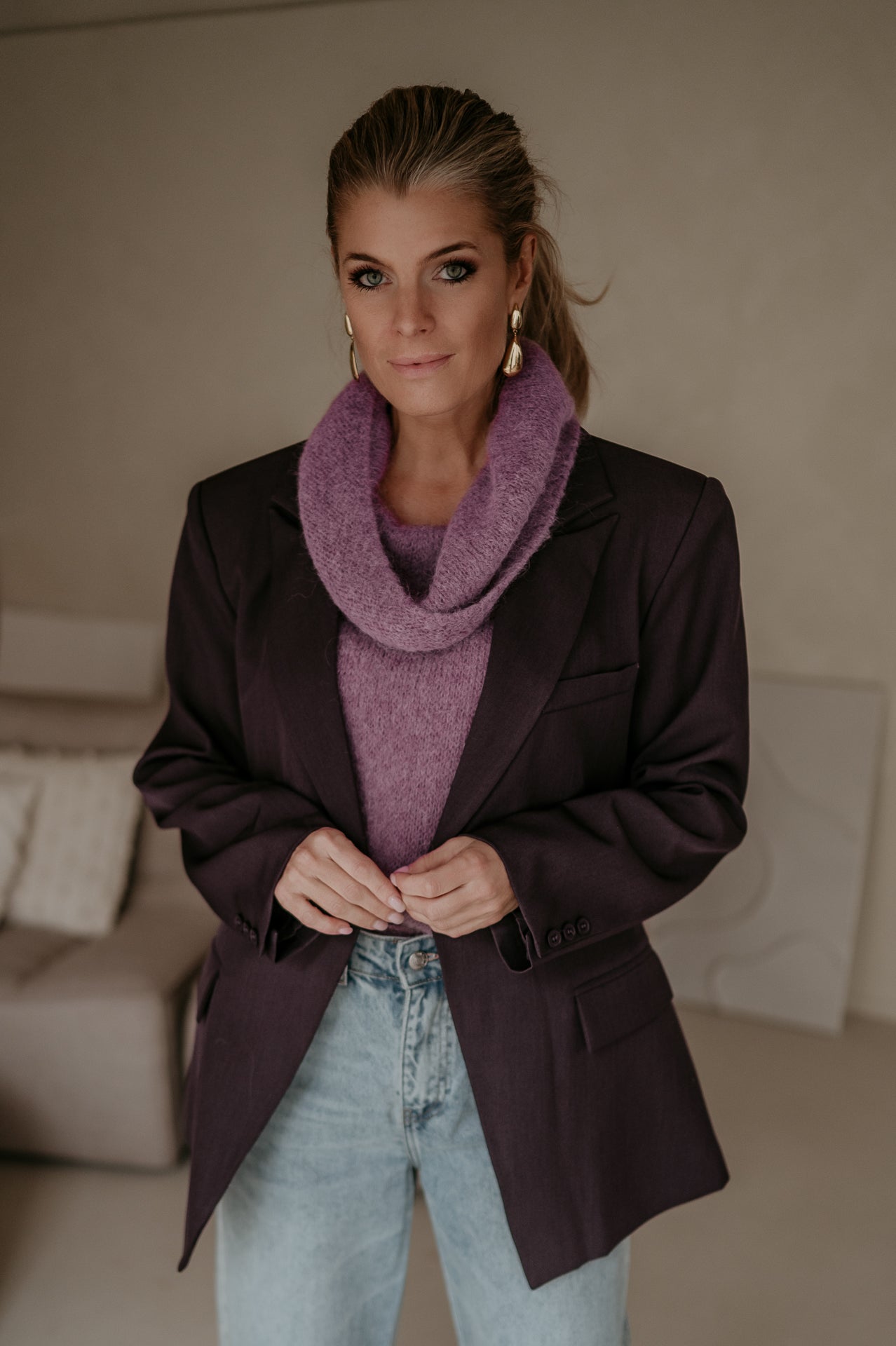 Torpore blazer I Aubergine - Wild Souls by JV® - Blazers