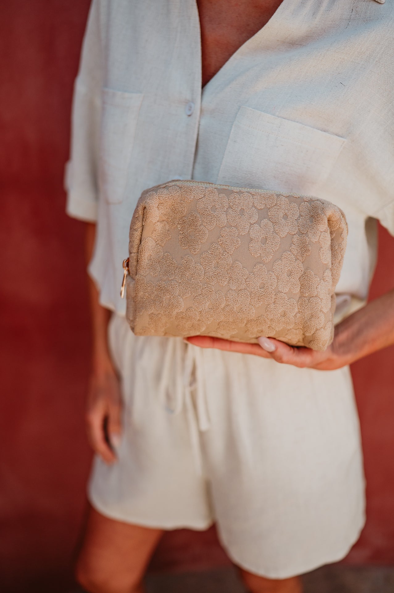 Tosso toiletry bag I Beige - Wild Souls by JV® - Toiletry Bags