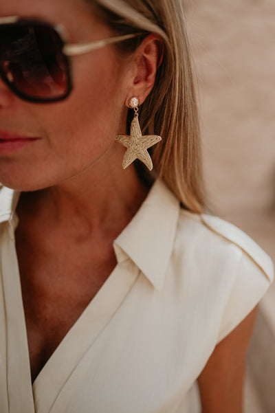Tralcio earrings I Beige - Wild Souls by JV® - Earrings