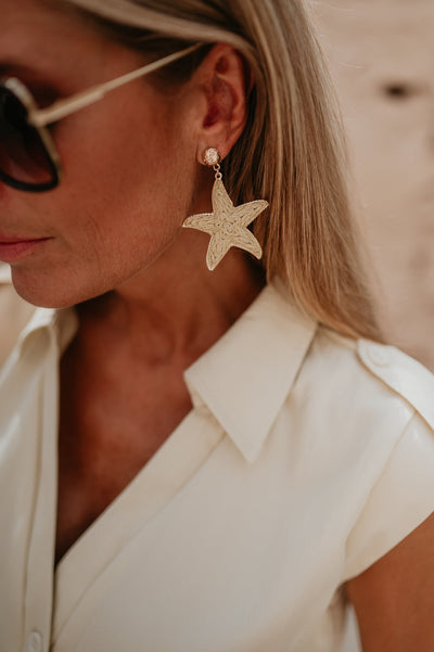 Tralcio earrings I Beige - Wild Souls by JV® - Earrings