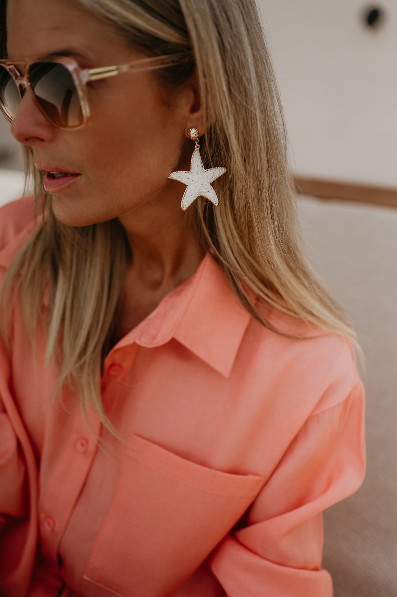 Tralcio earrings I Ecru - Wild Souls by JV® - Earrings