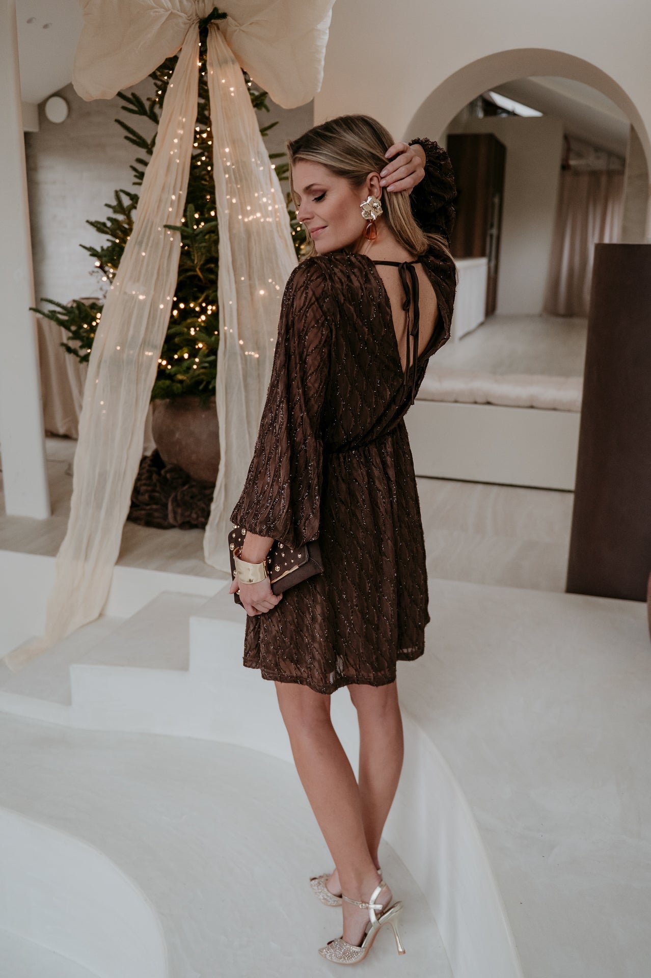 Tredivo dress I Chocolate Brown - Wild Souls by JV® - Dresses