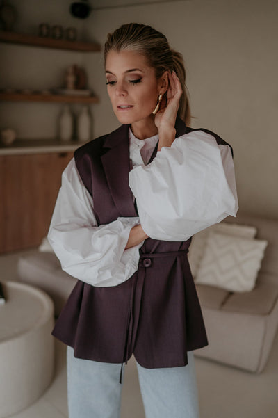 Trode blazer I Aubergine - Wild Souls by JV® - 