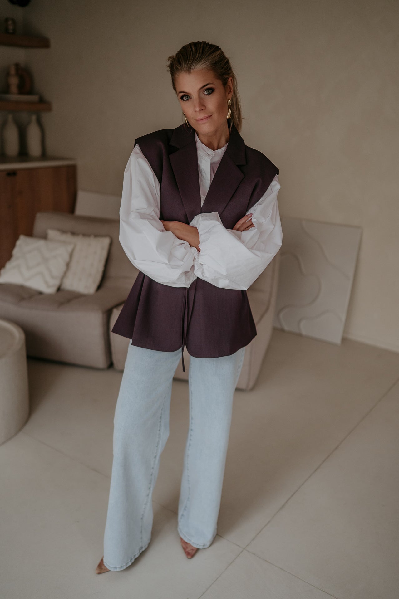 Trode blazer I Aubergine - Wild Souls by JV® - 