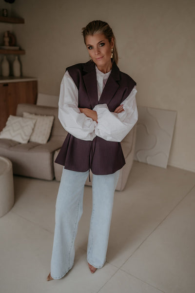 Trode blazer I Aubergine - Wild Souls by JV® - 