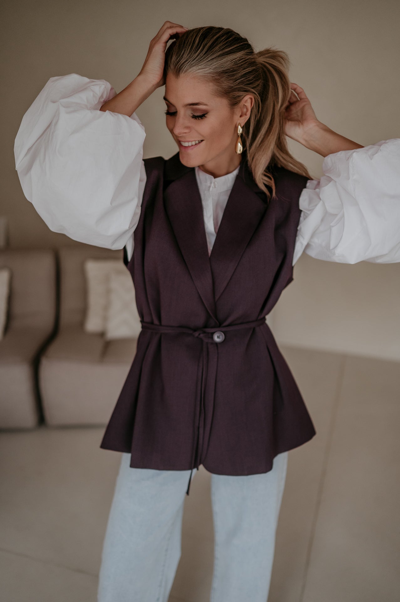 Trode blazer I Aubergine - Wild Souls by JV® - 