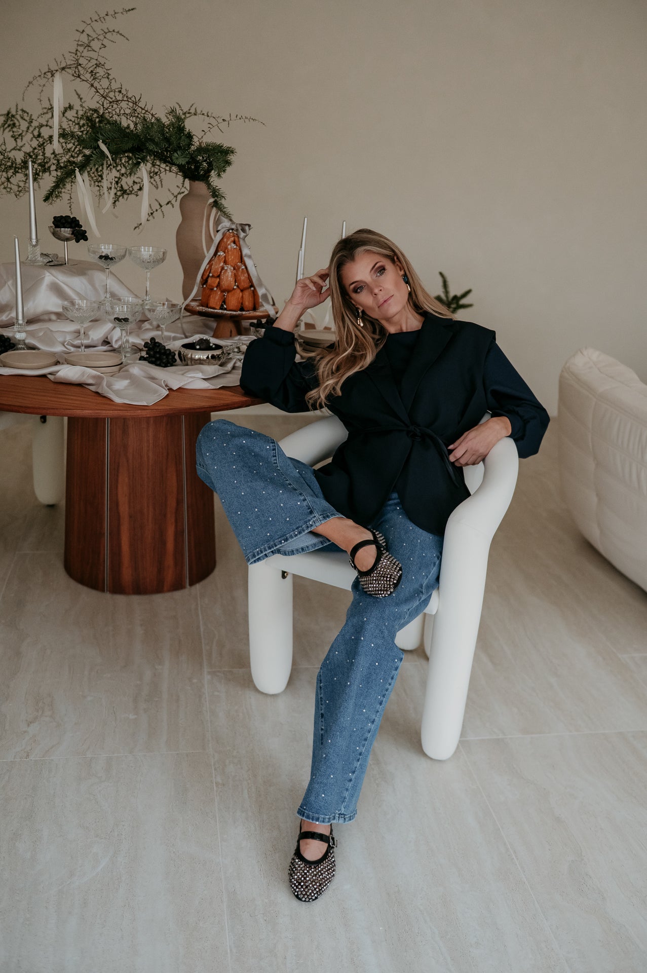 Trode blazer I Navy Blue - Wild Souls by JV® - Blazers