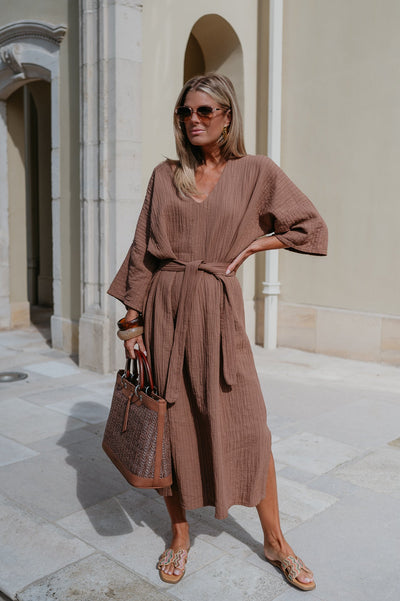 Tuono dress I Chocolate Brown - Wild Souls by JV® - Dresses