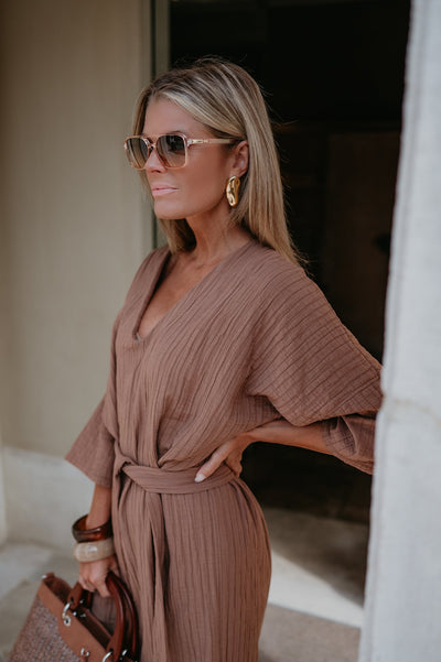 Tuono dress I Chocolate Brown - Wild Souls by JV® - Dresses