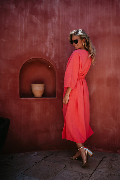 Tuono dress I Coral - Wild Souls by JV® - Dresses
