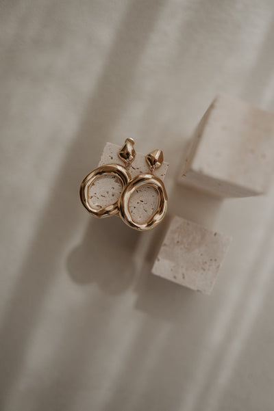 Ululato earrings I Gold - Wild Souls by JV® - Earrings
