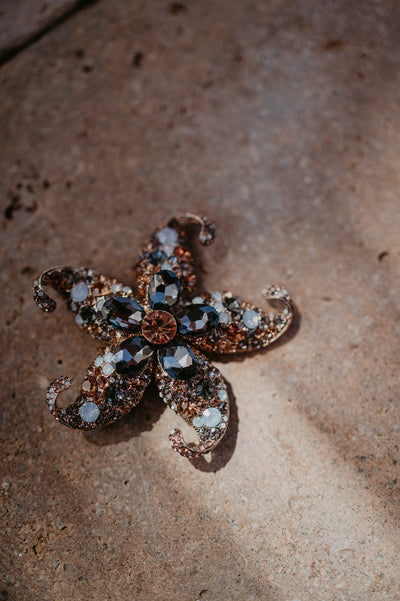 Uragano brooch I Champagne - Wild Souls by JV® - Brooches