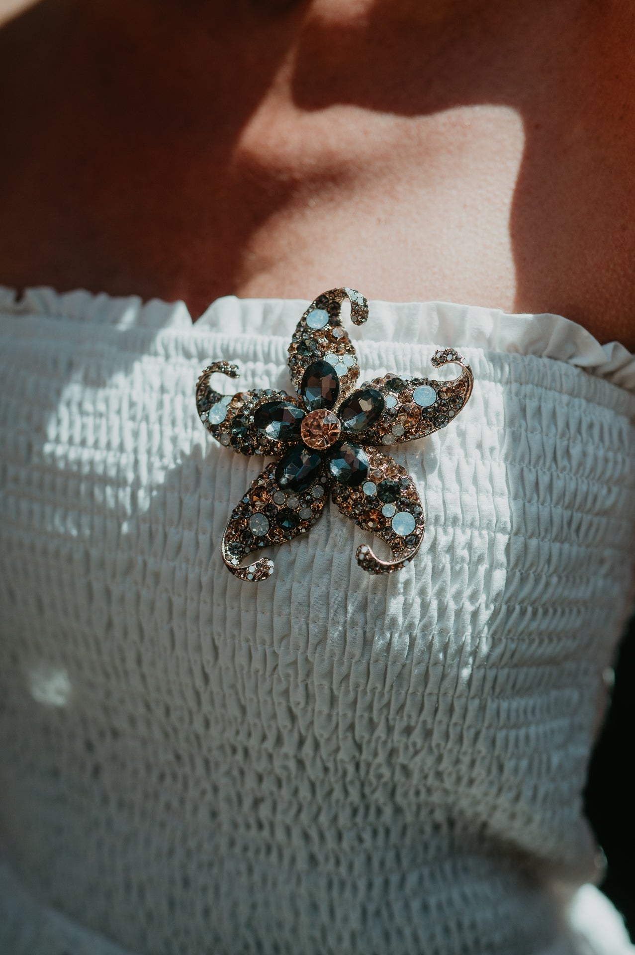 Uragano brooch I Champagne - Wild Souls by JV® - Brooches