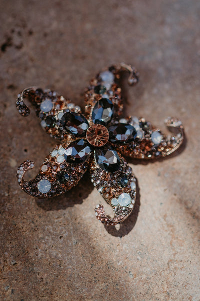 Uragano brooch I Champagne - Wild Souls by JV® - Brooches