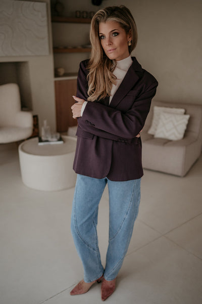 Urticante blazer I Aubergine - Wild Souls by JV® - 
