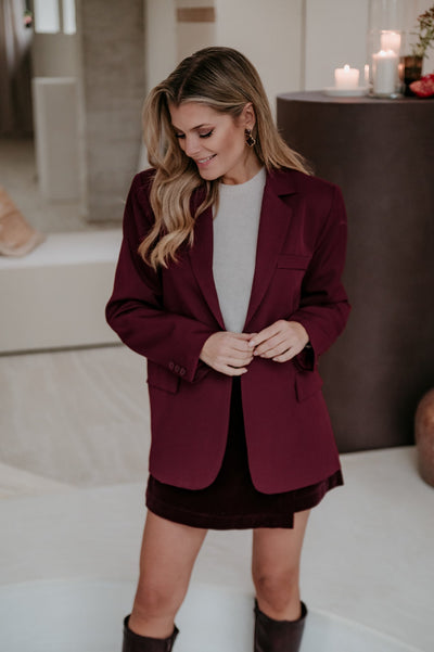 Urticante blazer I Burgundy - Wild Souls by JV® - Blazers