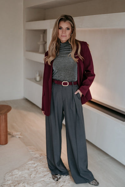 Urticante blazer I Burgundy - Wild Souls by JV® - Blazers