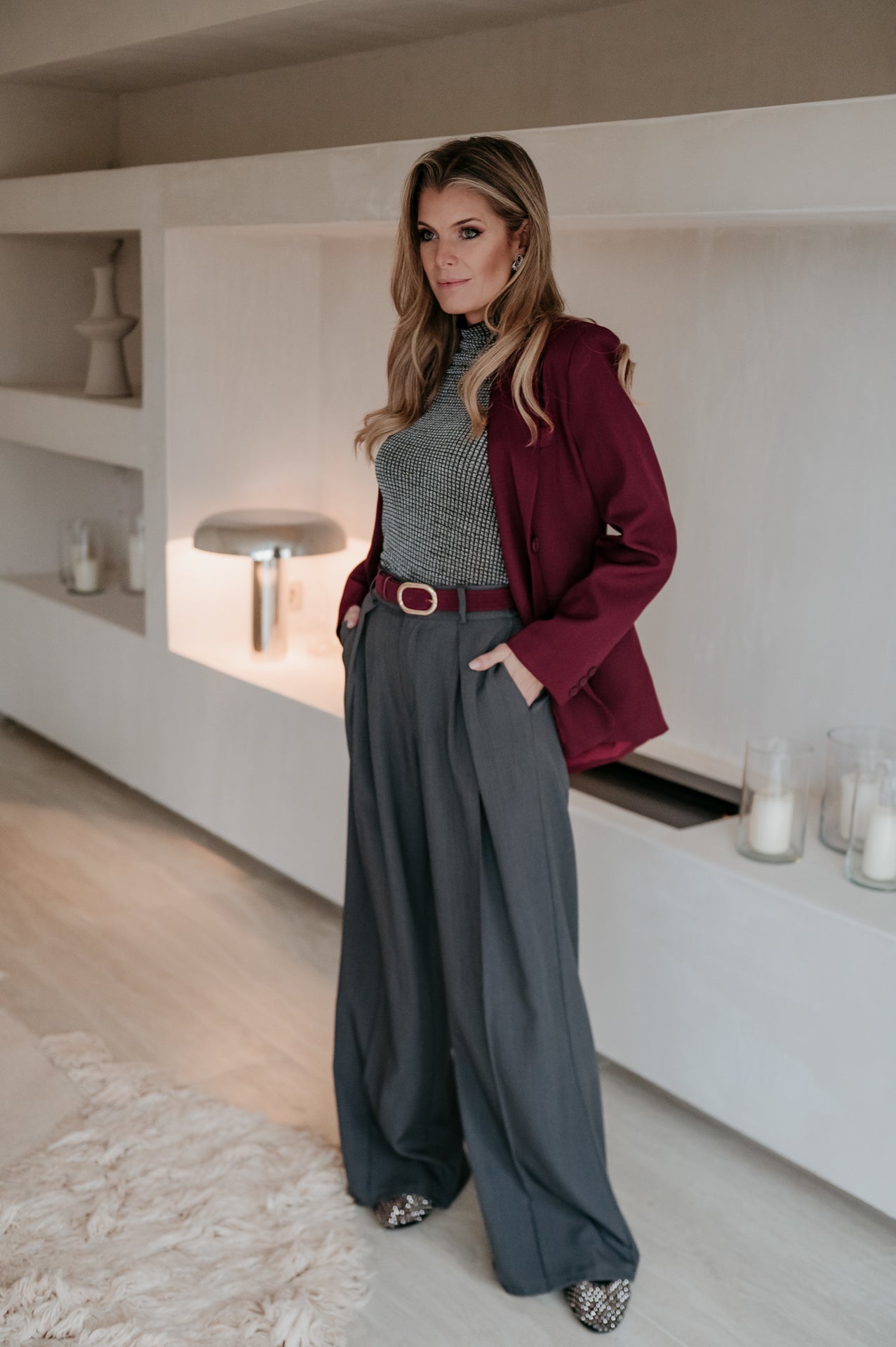 Urticante blazer I Burgundy - Wild Souls by JV® - Blazers