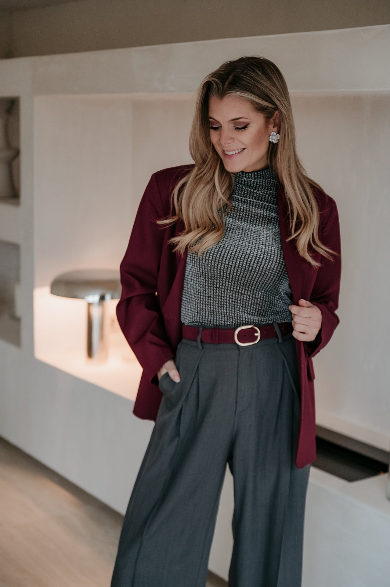 Urticante blazer I Burgundy - Wild Souls by JV® - Blazers